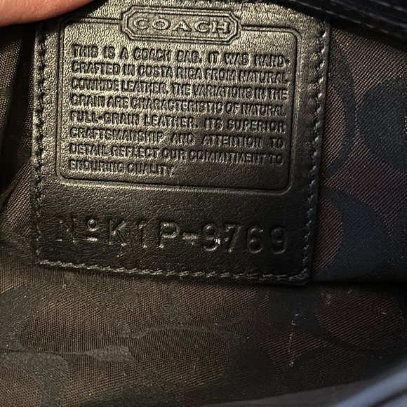 Vintage Coach Penelope Black Leather Shoulder Bag Purse AS IS - Picture 14 of 16